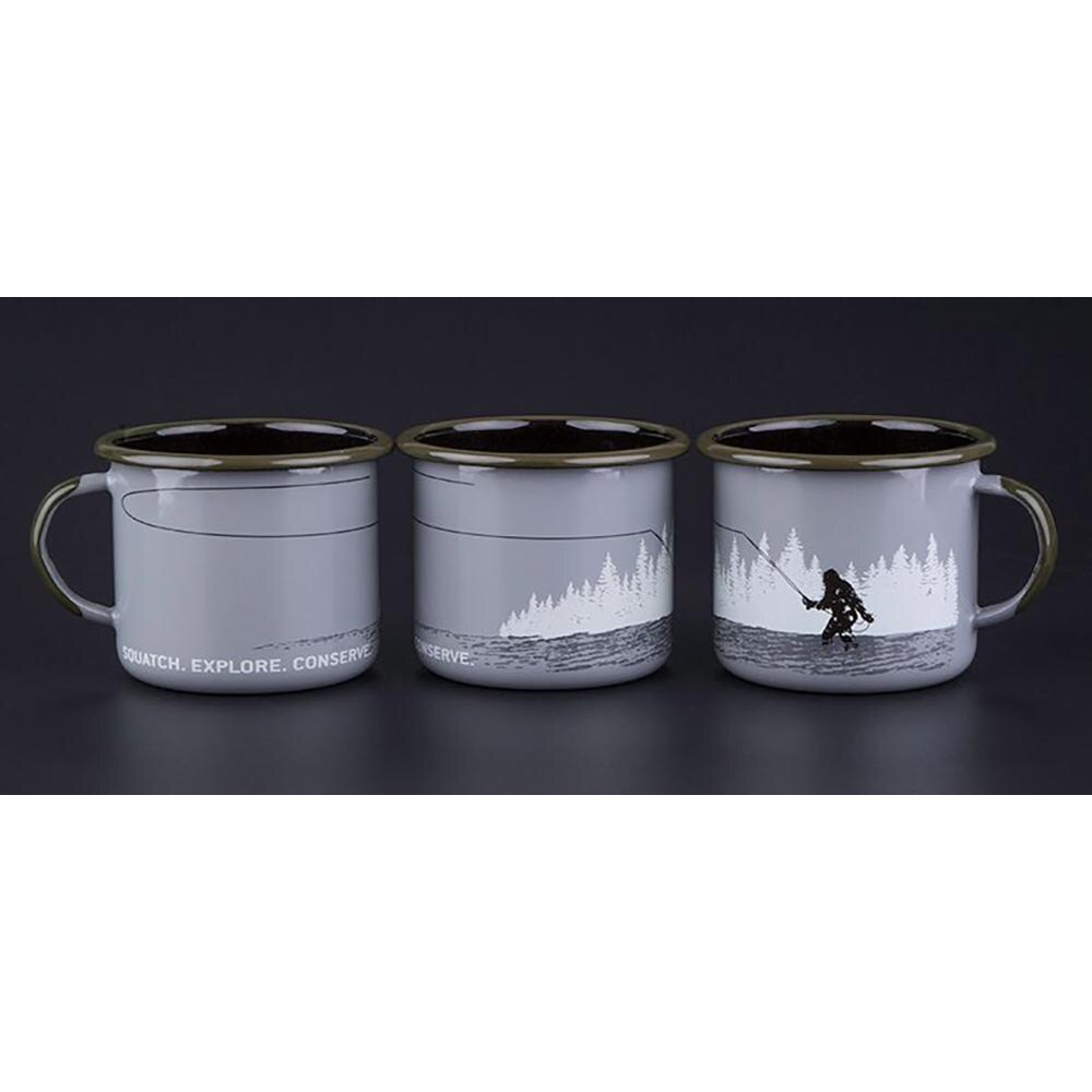 RepYourWater Enamel Camp Mug in Tight Loop Squatch